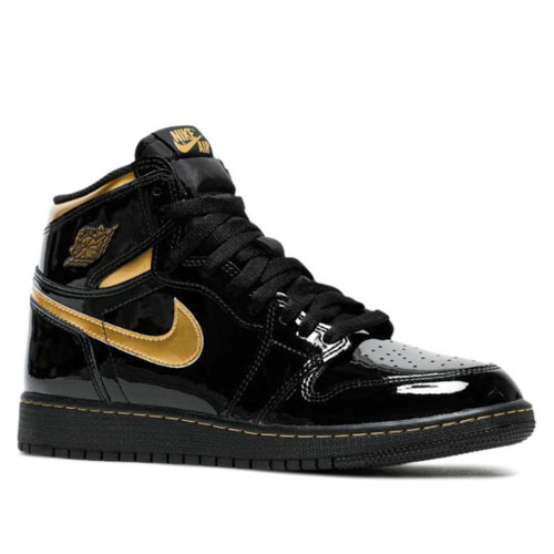 Air Jordan 1 HIGH OG BLACK METALLIC GOLD Shoes